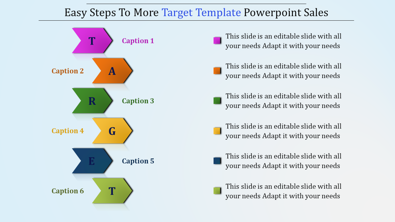 Colorful Target Template PPT And Google Slides Presentation